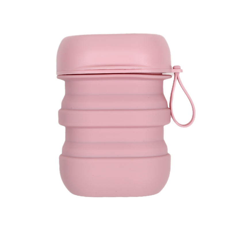 Portable Folding Waterproof Travel Soap Box Silicone Leak Proof Foldable Soap Box With Handle Soap Case Outdoor