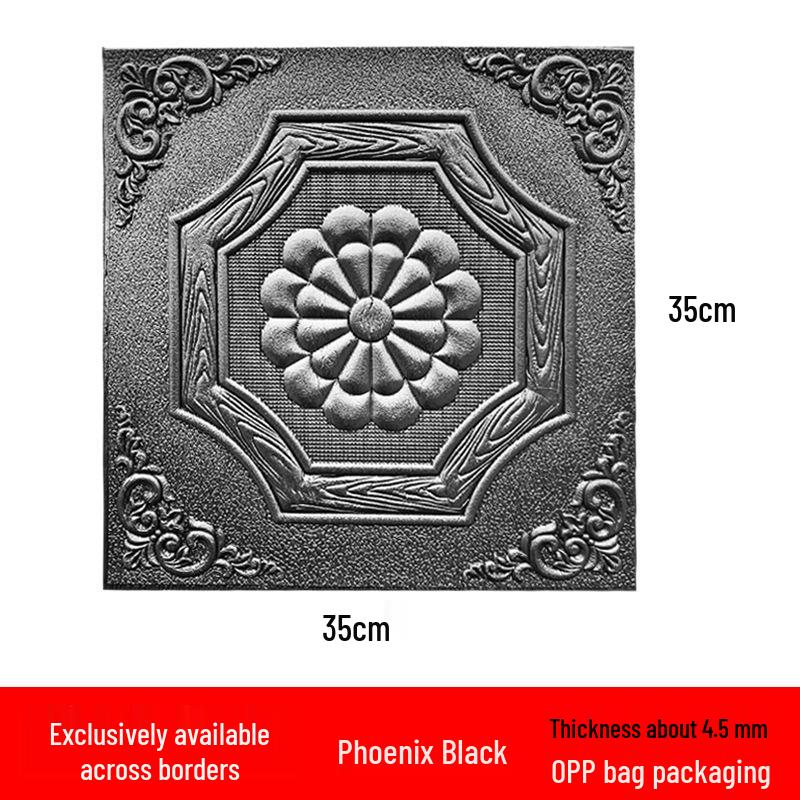 Wasserdichte selbstklebende Schaumstoff-Sticker für Decke & Wand - Feuchtigkeitsbeständige Dekorations-Tapete