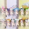 12Pcs Holding Chin Angel Doll Fruit Animal Headgear Angel Figurine PVC Cartoon Angel Figure Bookshelf Desktop Decoration Ornament