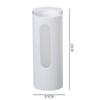 Wall Mounted Disposable Paper Cup Dispenser Pull Type Plastic Cup Holder Anti-Dust Storage Rack Office Tumbler Holders Kitchen