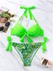 European & American Style Cross-Border Sexy Beach Split Bikini Women's Swimsuit