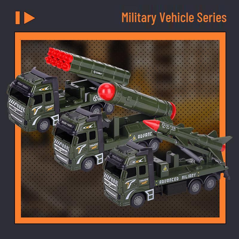 Little King Alloy Toy Pull-Back Excavator - Children's Construction Vehicle Model 