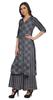 Moomaya V Neck Printed Kurta And Palazzo Pant Set Ethnic Wear Dress For