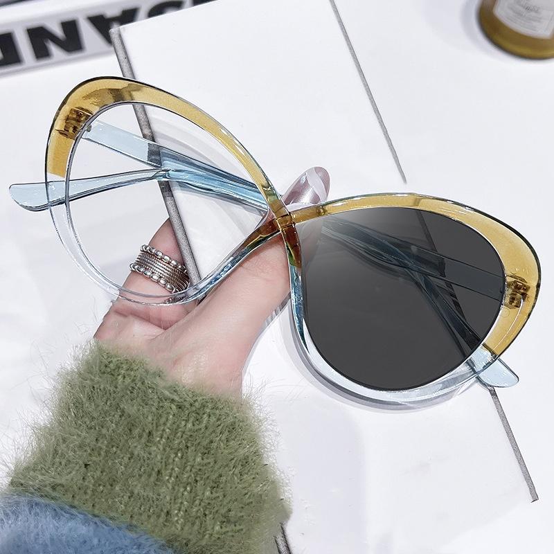 Fashion Anxury Eye Proteti Blue Light Photochromic Sunglasses Outdoor Color Changing Optical Eyeglasses Unisex Luction Sunglass