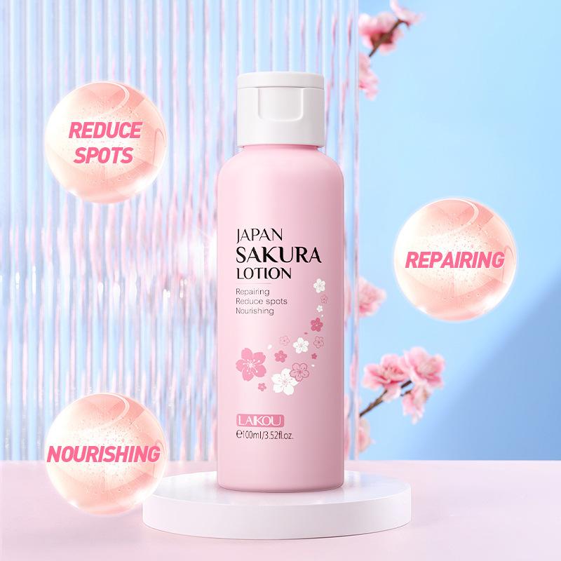 LAIKOU 100ml Essenza per la Cura della Pelle Sbiancante Lozione ad Assorbimento Rapido, Idrata Profondamente la Pelle del Viso per Uso Quotidiano