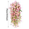 1/2pcs Artificial Fake Hanging Plants Flowers Faux Silk Morning Glory Long Vines for Home Garden Porch Patio Plant Outdoor Decor