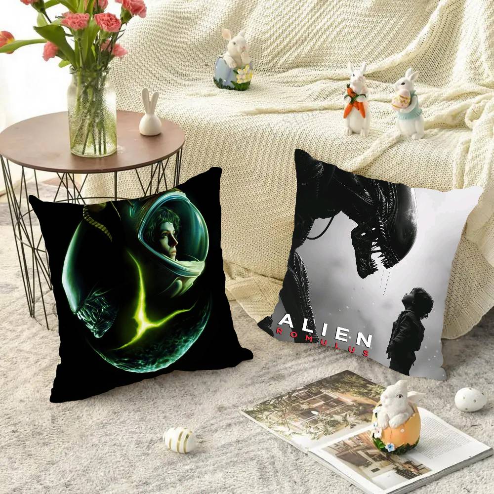 Classic Movie A-Alien Pillow Case Square Pillow Bedroom Sofa Leisure Comfort Cushion Car Living Room Home Decoration