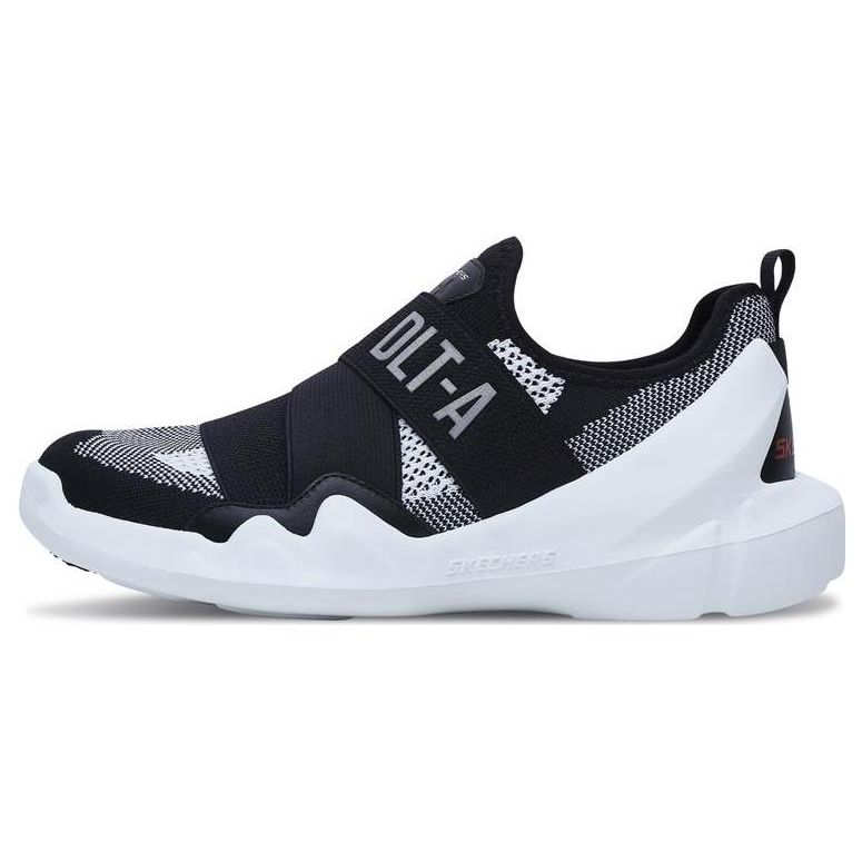 Skechers DLites DLT-A Mesh Shock Absorbing Durable Low-Top Sports Casual Shoes Women sneaker Black White 88888101-BKW 36