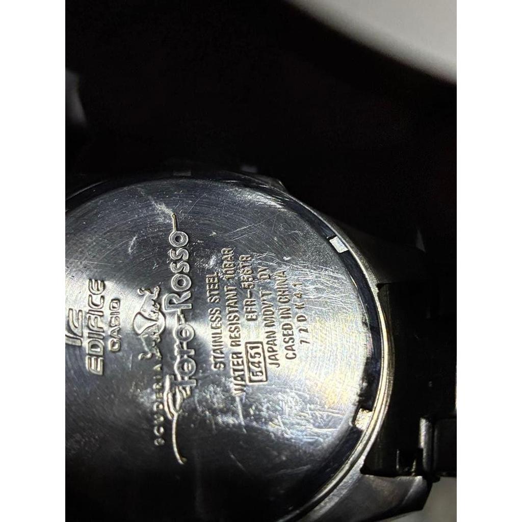 Used CASIO EDIFICE Toro-Rosso model