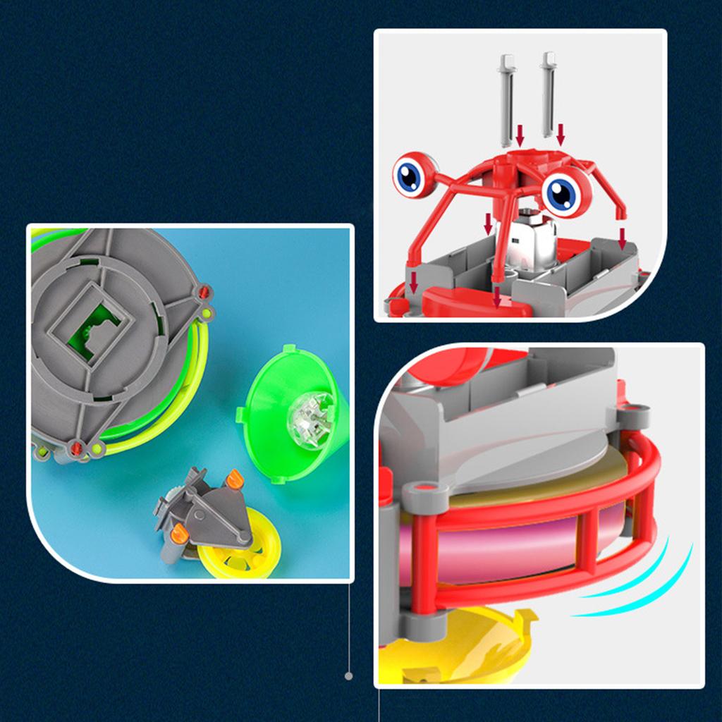 Robot Fidgets Toy Tumbler Anti Gravity Unicycle Luminous Gyro Double-variable Self-balancing Fidgets Toy Car Early Education Toy
