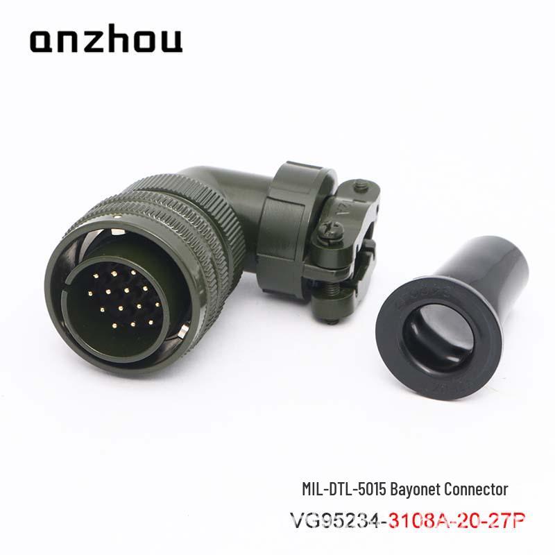 14-Pin VG95234-20-27P Military Aviation Bayonet Connector CA08COME-20-27S