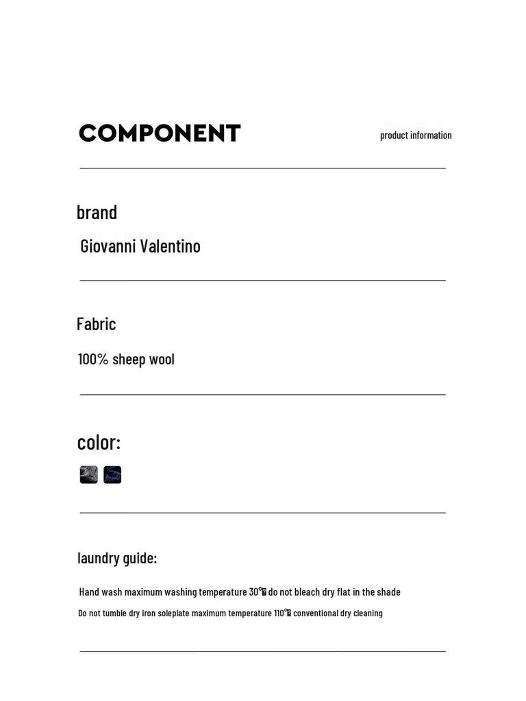 GIOVANNI VALENTINO Women's Pure Wool Faux Two-Piece Knitted Cardigan