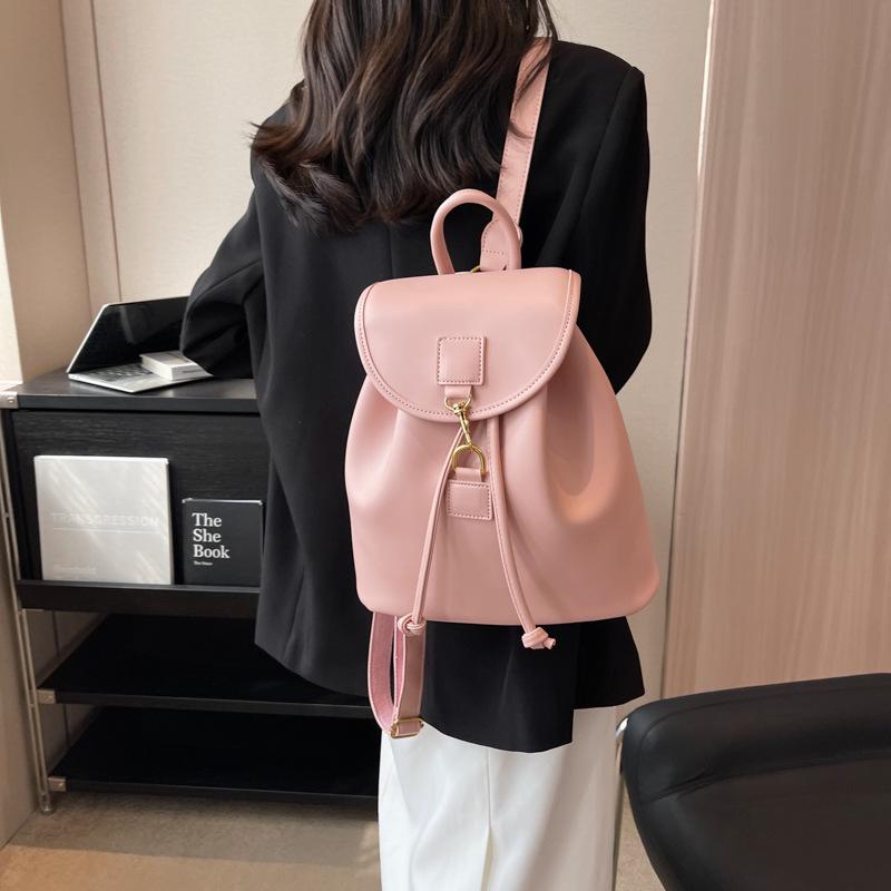 Large Capacity Bag Women's Bag 2025 New Summer Backpack Student Schoolbag Women's Travel Texture Small Backpack