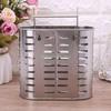 24TE Stainless Steel Cutlery Holder Drainer Storage Spoon Fork Chopsticks R
