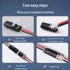 LED Quick Connector: Double Wire No-Strip Terminal for Light Strips