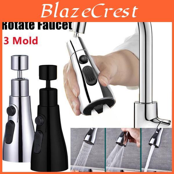 Universal In1 Extender Faucet 3 360° Rotate Kitchen Faucet Replaceable Splashproof Pressurized Shower Faucet Water Tap