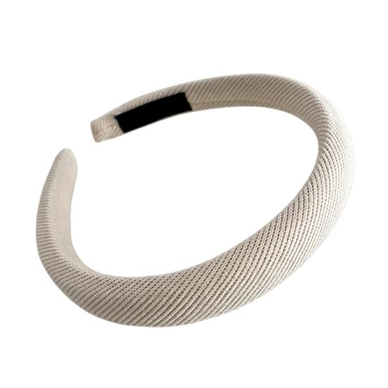 

Hair Hoop Candy Color High Elasticity Soft Sponge Headband No Pressure Corduroy Texture Thickened Design Face Wrap Hair Organizer белый