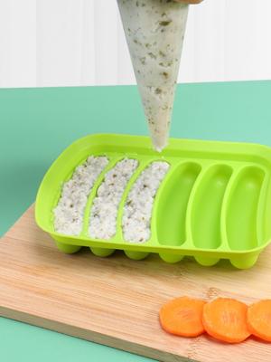 1pc-Silicone Self-made Sausage Mold Household Steamed Sausage Hot Dog Mold Baby Food Supplement Maker