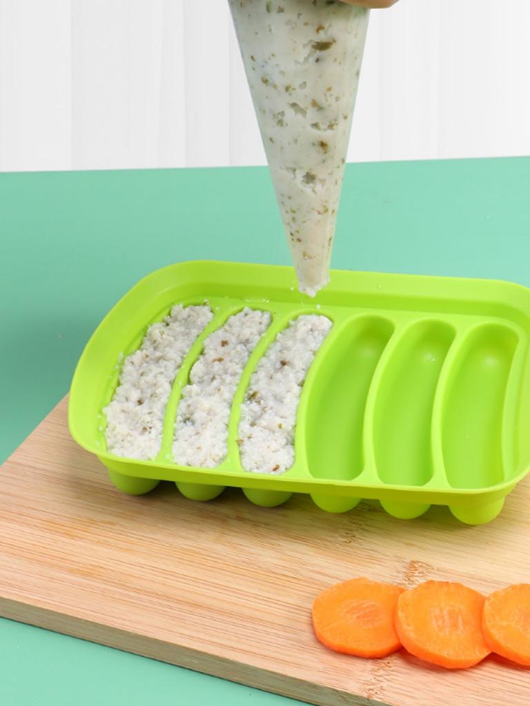 1 peça-Molde para Fazer Salsichas Grelhas de Silicone DIY Molde para Fazer Presunto Cachorro-Quente Com Tampa Cozinha Doméstico Salsichas Ferramentas para Assar Bolo Moldes