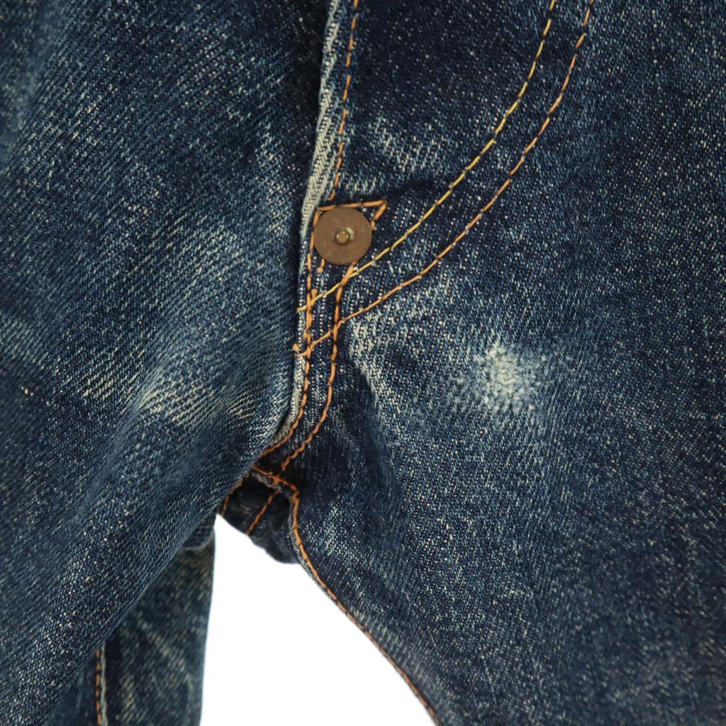 Evisu Made In Japan No. 2 Ebisu Seagull Paint Denim Pants W32 Jeans Men's Used
