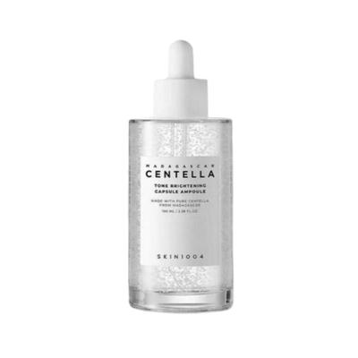 Madagascar Centella Tone Brightening Capsule Ampoule 100ml – Brightening & Calming CICA Serum with Niacinamide and Ceramide Capsules
