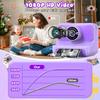 Kids Camera Instant Print, Christmas Birthday Gifts for Girls and Boys, 1080P HD Video Digital Kids Camera with 32G Card, Toddler Camera for 3-12