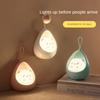 LED Night Light Human Body Sensing Lights USB Rechargeable Cute Animal Silicone Lamp For Bedroom Living Room Decor Children Gift