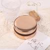 Round PU Jewelry Box: Portable Multi-functional Storage for Necklaces, Earrings, and Rings