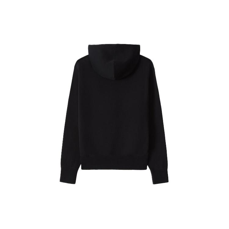 (WMNS) KENZO Tiger Head Embroidered Alphabet Hoodie Black Women's FA62SW8714XJ-99