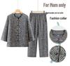 Mid-Sleeve Summer Shirts for Middle-Aged and Elderly Women, Grandma Style Home Wear Set