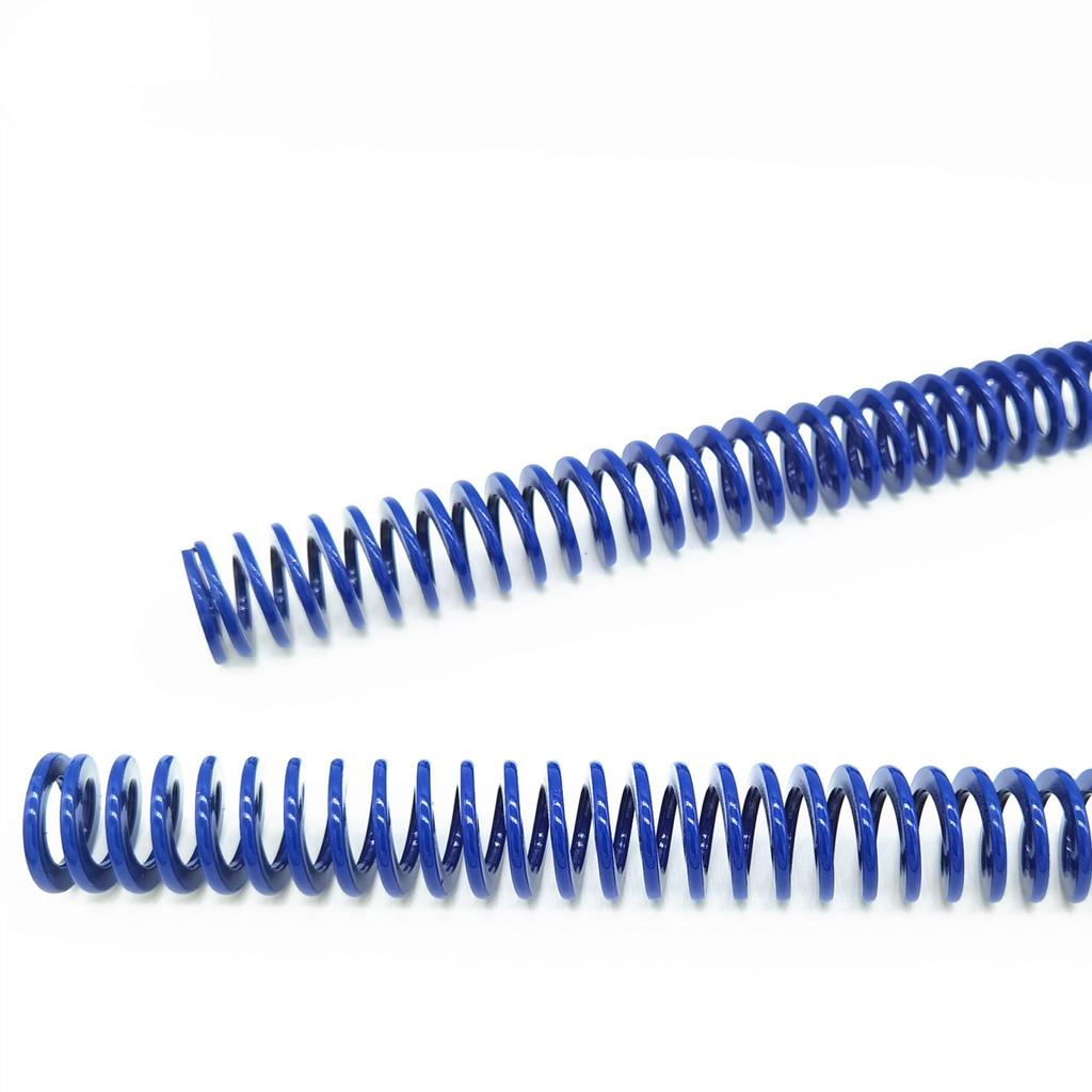 US Standard Blue Molded Rectangular Compression Spring with OD Options 6-40