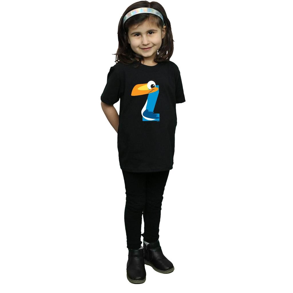 Disney Girls Alphabet Z Is For Zazu Cotton T-Shirt