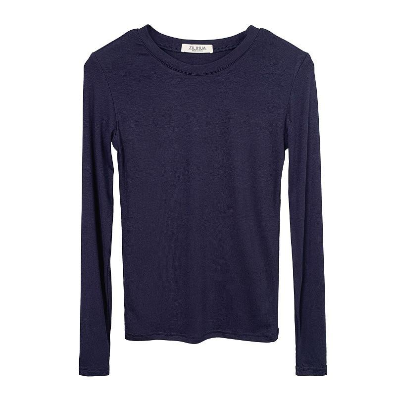 Slim Fit and Slimming Long Sleeved T-shirt Top for Women