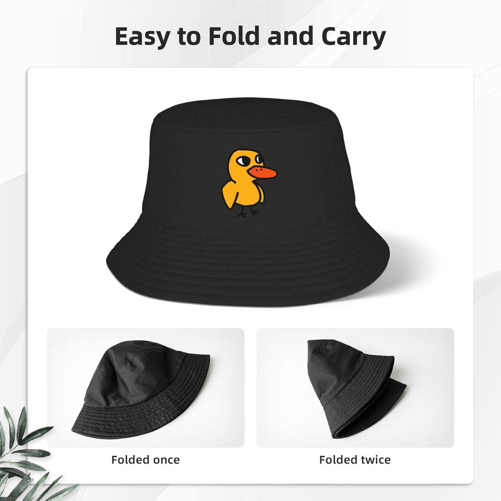 Duck Song Bucket Hat Panama Bob Hats Outdoor Fashion Autumn For Summer Beach Fishing Unisex Fisherman Caps