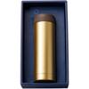 Marutatsu Mug Bottle, Stainless Steel Water Bottle, Vacuum Insulated, Direct Drinking Lid, Gift Packaging, Gold, 310ml, 35392
