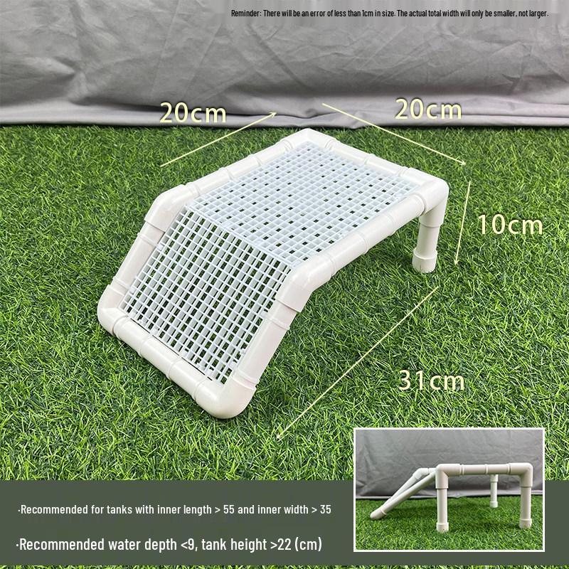 Turtle Sunbathing & Climbing Platform – Adjustable Handmade Floating Rest Area