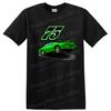 75 Camaro Grafisch Auto T-shirt Coole Groene Race Tee voor Auto Liefhebbers