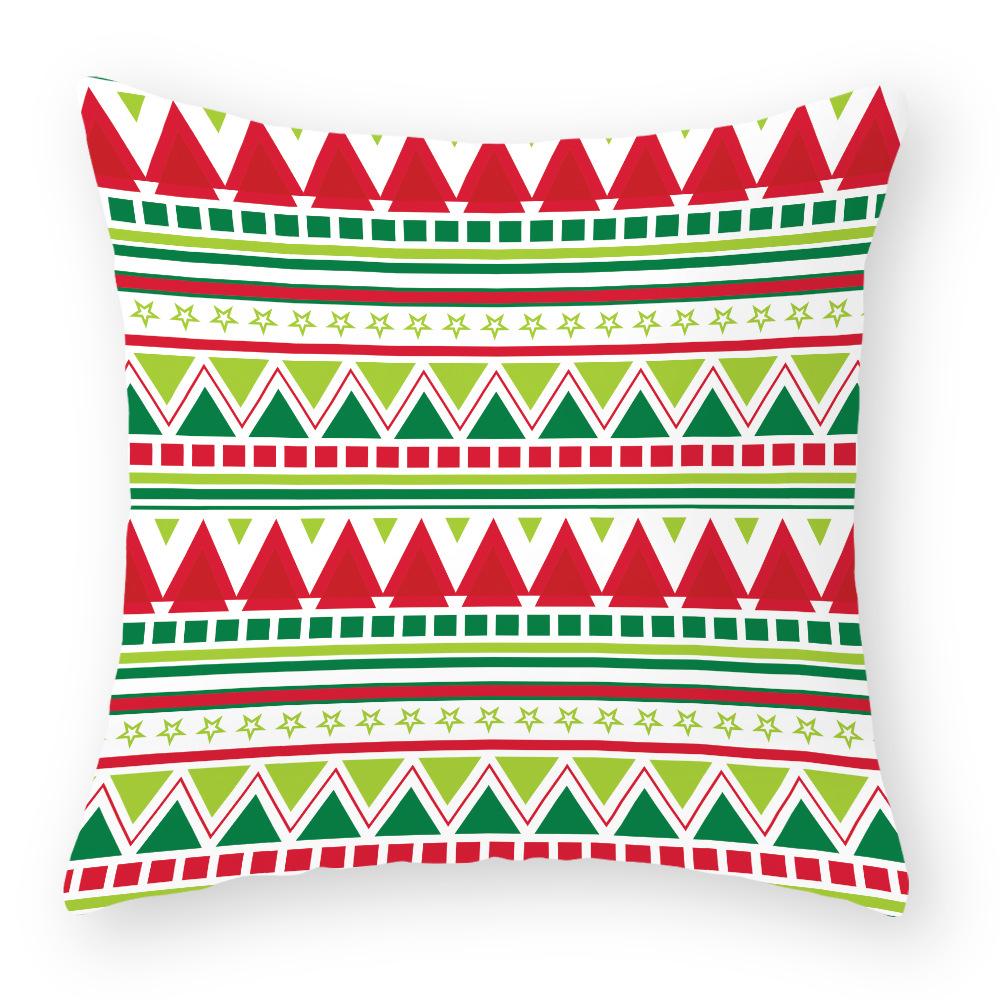 Kissenbezug aus Baumwolle und Leinen Weihnachtskissenbezug Nachttischkissenbezug Feiertagskissenbezug