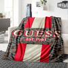 Exquisite G-GUESS thematisierte Decke, Warme Gemütlichkeit Sofa Couch Bett Decke Heimdekoration