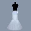White Bridal Petticoat Puffy Design Hoop Crinoline Fancy Wedding Underskirt  Prom Night