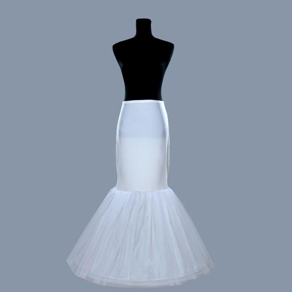 White Bridal Petticoat Puffy Design Hoop Crinoline Fancy Wedding Underskirt  Prom Night