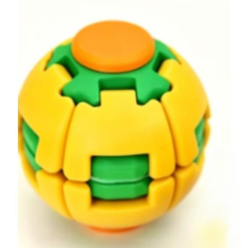 Druk Op De Roterende Decompressiebal Vingertop Gyro Puzzel Rubiks Kubus Bal Volwassen Kantoor Verveling Decompressie Speelgoed.