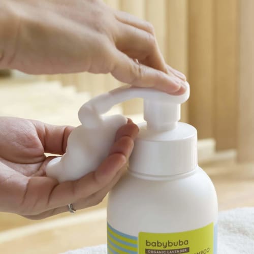 Babybuba Organic Baby Skincare [Shampoo & Lotion] Moisturizing Baby Skincare for the Whole Body, Relaxing, Made In Japan (Suitable for Newborns and Up