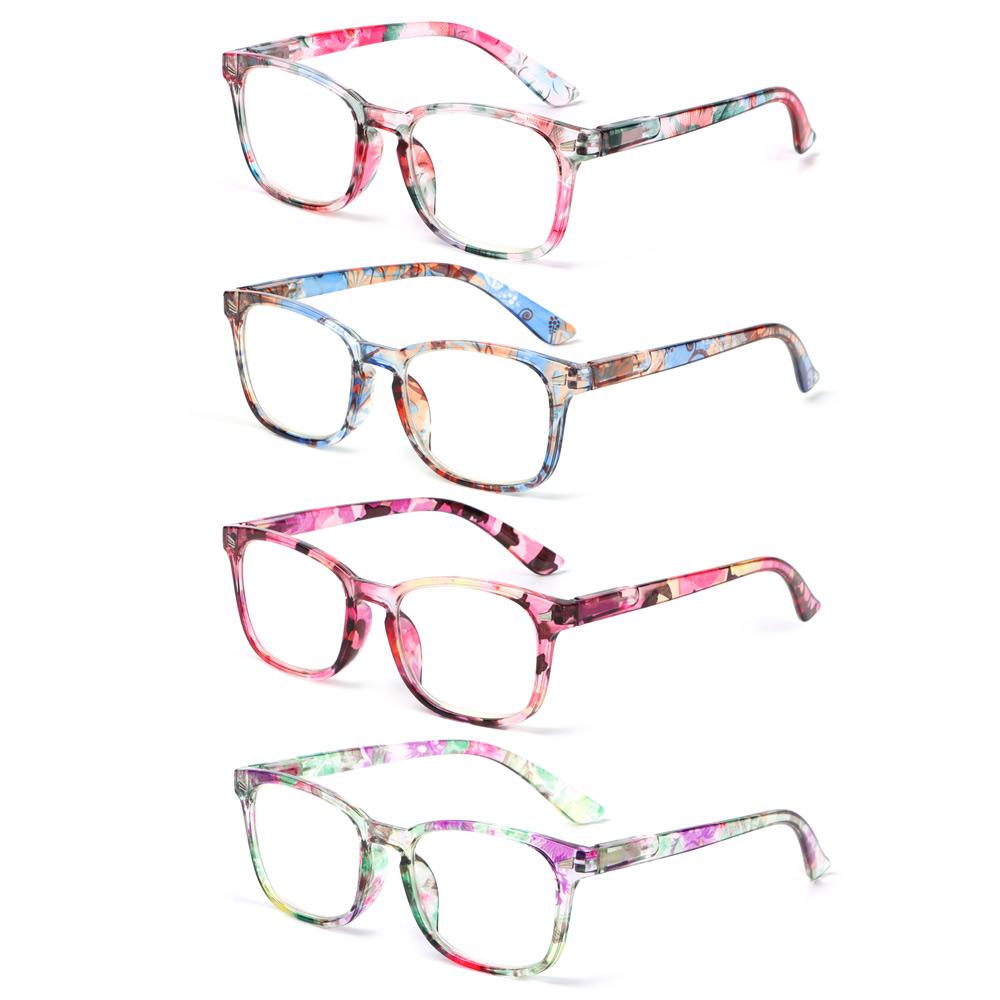 

Classic Flower Reading Glasses Computer Goggles Presbyopia Eyewear Anti-blue Light Eyeglasses
