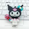 Cartoon KT Cat Keychain: Soft PVC Rubber Sanrio Bag Pendant DIY Accessory