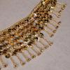 Belly Dance Waist Scarf with Gold Coins and Tassels