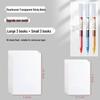 Waterproof Transparent Sticky Notes for Students - Quick-Drying Memo Pad for Exams & Note-Taking