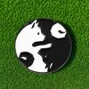 Golf Marker with Magnetic Clip Hat Clip Taiji Tao Mark