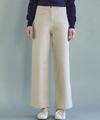 LUSIDA Clean Cut Elastic Waist Pants
