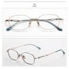 Unisex M6717S Titanium & Acetate Retro Eyeglass Frame – Prescription-friendly for Nearsightedness